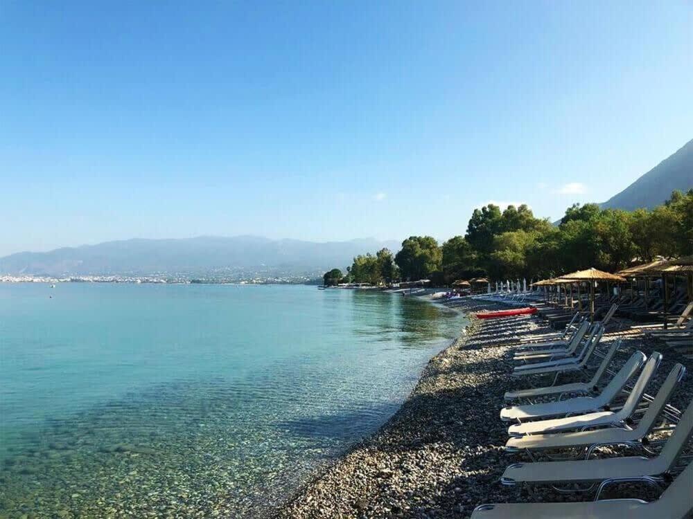 Seaview Terrace Haven-Perfect Location By The Sea Villa Kalamata Bagian luar foto